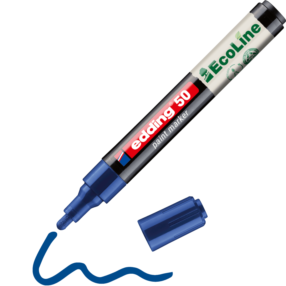 edding-50-EcoLine-water-based-paint-marker-blue---E01
