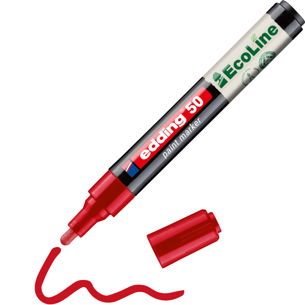edding-50-EcoLine-water-based-paint-marker-red---E01