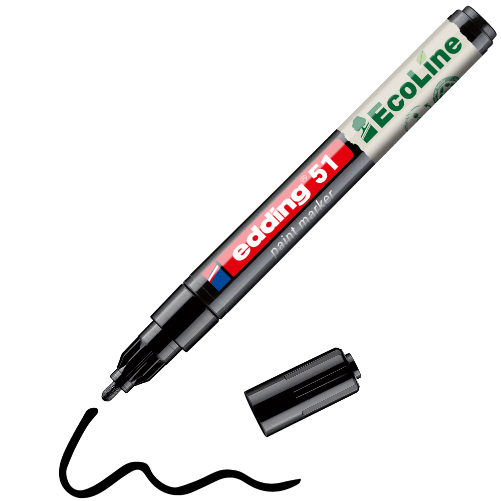 edding-51-EcoLine-water-based-paint-marker-black---E01