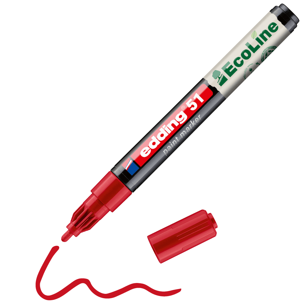 edding-51-EcoLine-water-based-paint-marker-red---E01