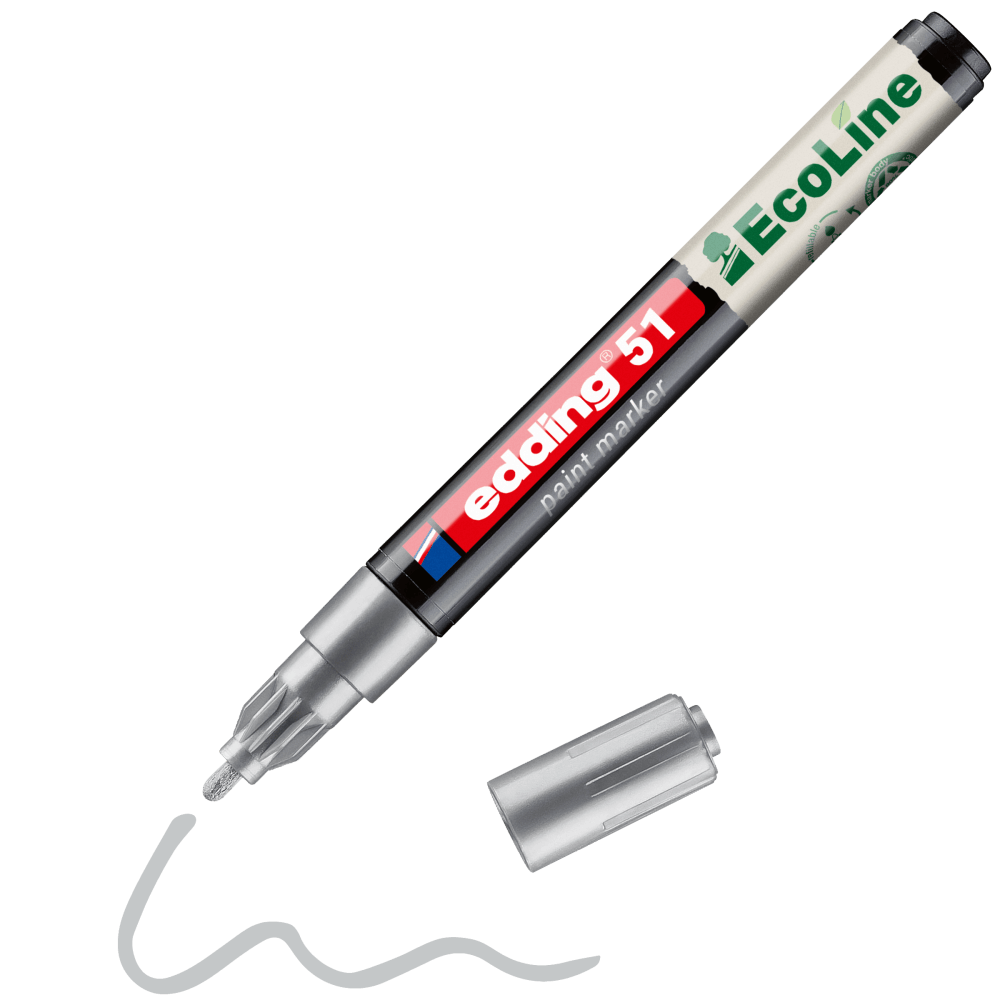 edding-51-EcoLine-water-based-paint-marker-silver---E01