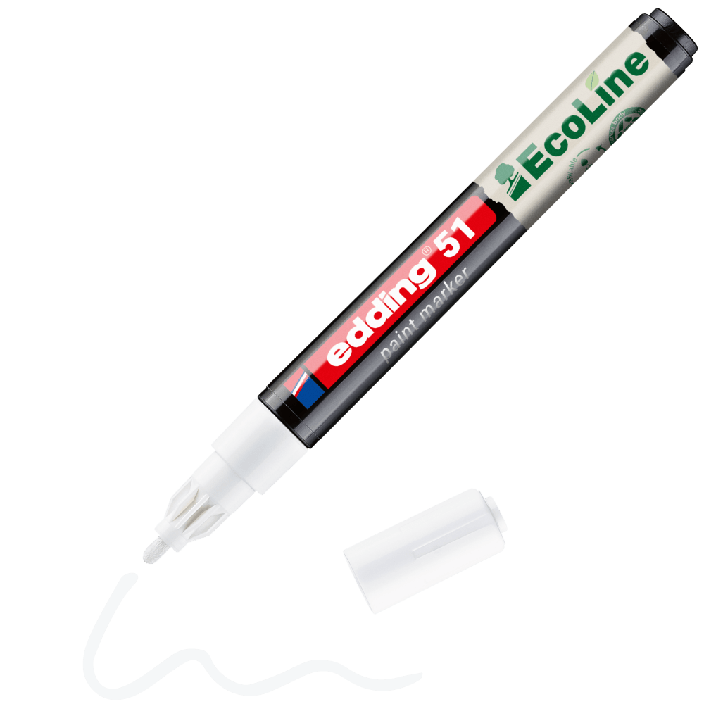 edding-51-EcoLine-water-based-paint-marker-white---E01