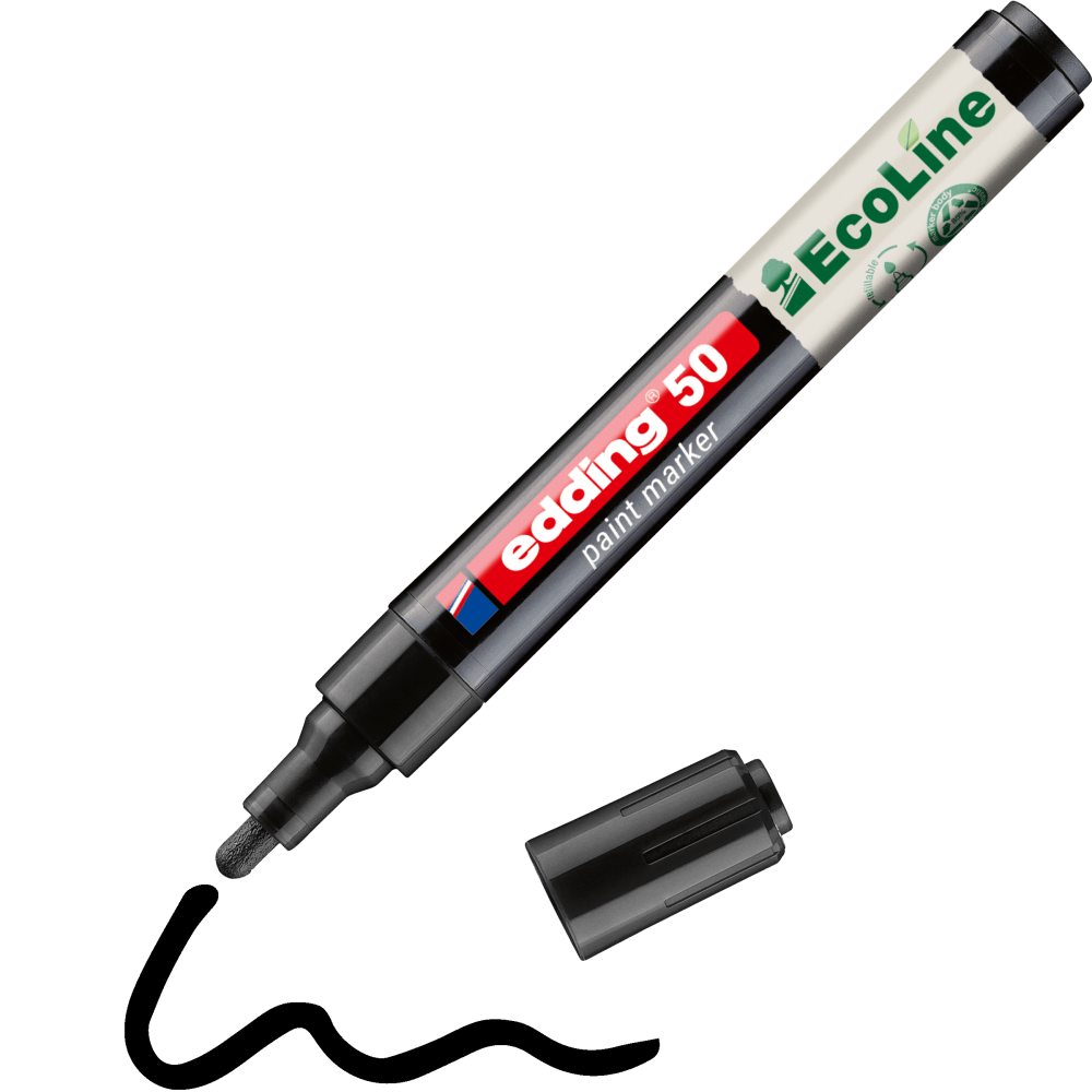 edding-50-EcoLine-water-based-paint-marker-black---E01