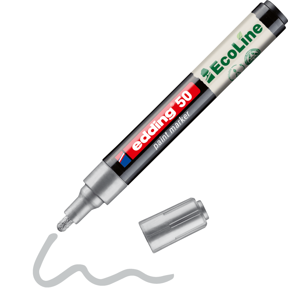 edding-50-EcoLine-water-based-paint-marker-silver---E01