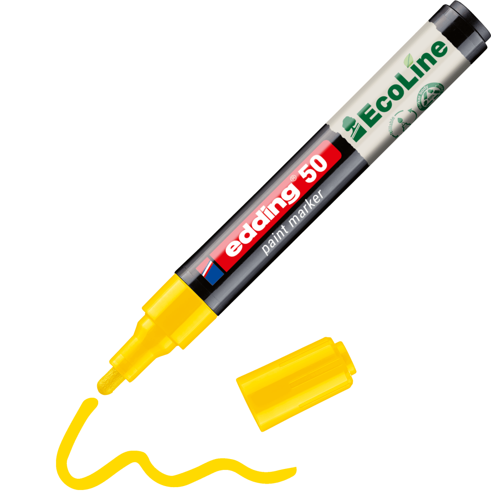 edding-50-EcoLine-water-based-paint-marker-yellow---E01