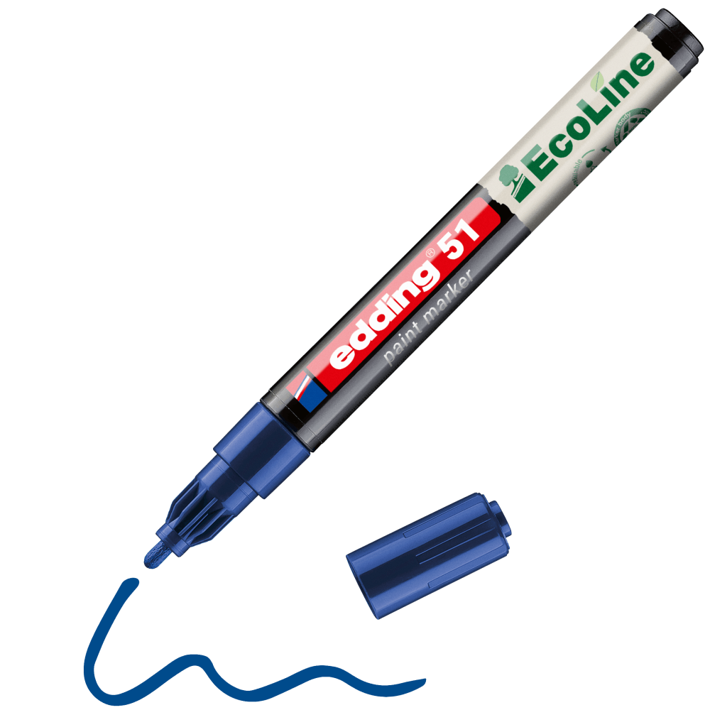edding-51-EcoLine-water-based-paint-marker-blue---E01