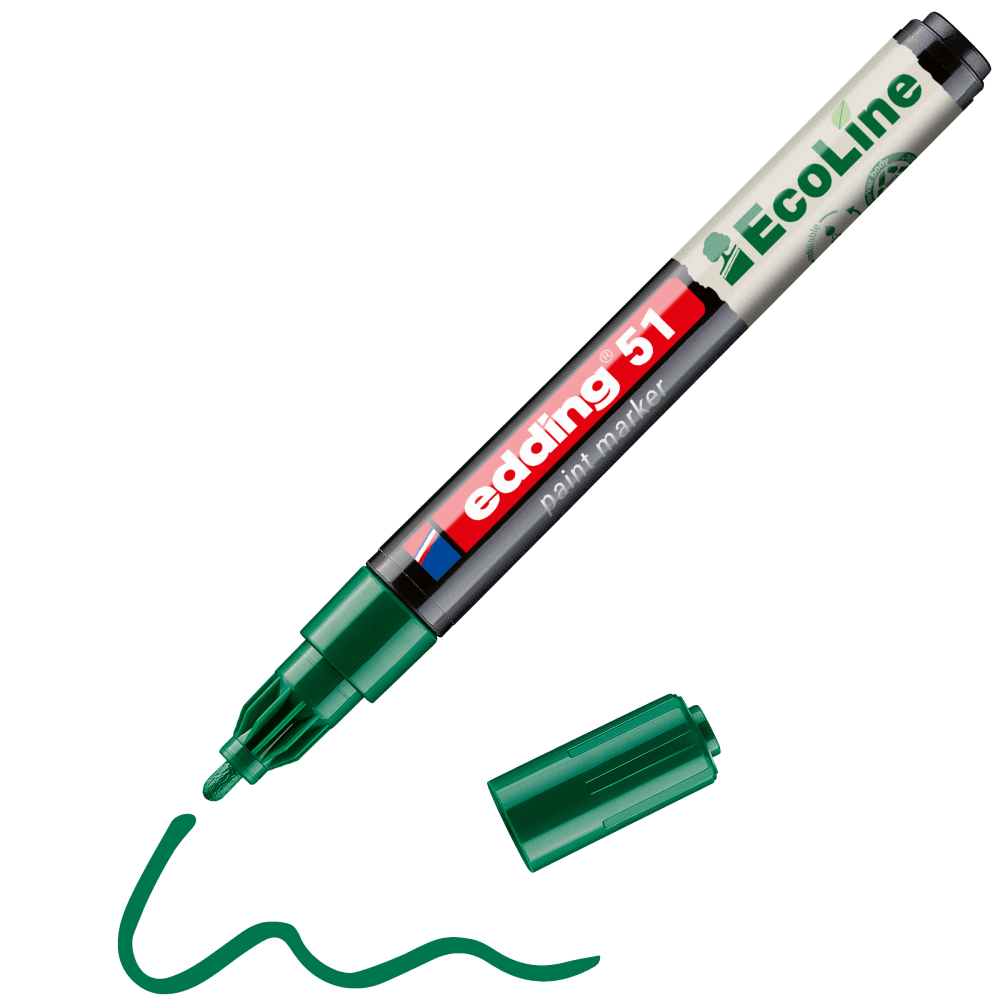edding-51-EcoLine-water-based-paint-marker-green---E01
