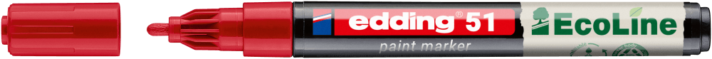 edding-51-EcoLine-water-based-paint-marker-red---001